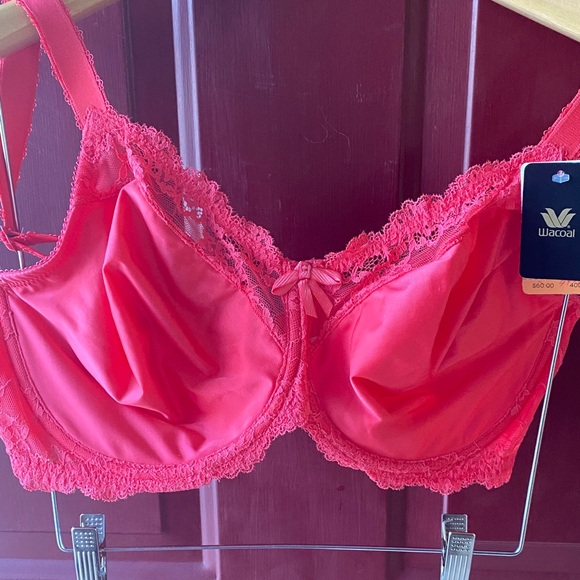 Wacoal Vibrant Red Lace Bra - Picture 2 of 8